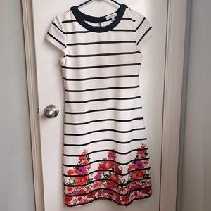 Kensie striped floral dress